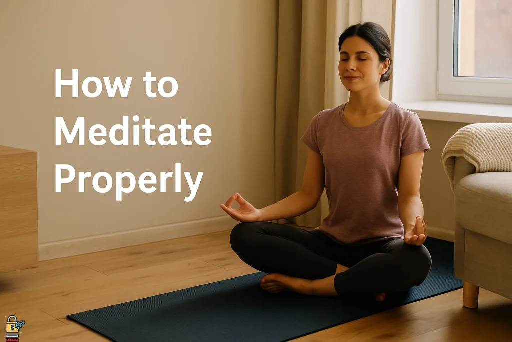 How to Meditate Properly for Beginners: A Real Guide to Mindfulness How to Meditate Properly